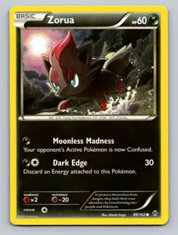 2015 Pokemon Card XY Breakthrough Zorua 89/162 - Image 1