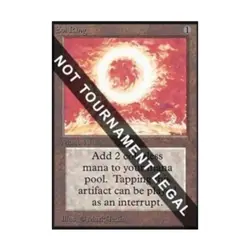 WOTC MtG Collector's Ed Sol Ring (CE) (U) NM - Image 1