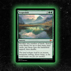 Scapeshift - Custom MTG Card - High-Quality - Image 1