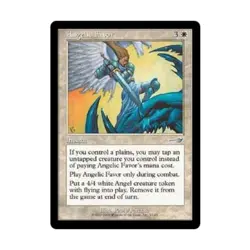 WOTC MtG Nemesis Angelic Favor (U) (Foil) EX - Image 1