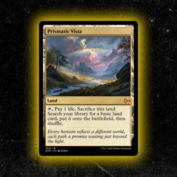 Prismatic Vista - Custom MTG Card - High-Quality - Image 1