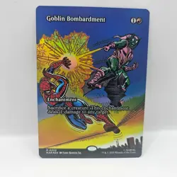 Goblin Bombardment NM Borderless Foil #23 MTG Marvel Universe - Image 1