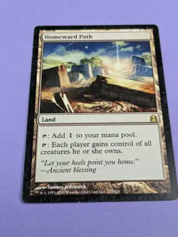 MTG Magic: Commander 2011: Homeward Path #277/318 Rare - MP - Image 1