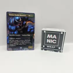 Venom, Deadly Devourer NM Borderless Regular #22 MTG Marvel's Spider-Man Eternal - Image 2