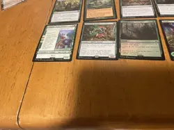 Green MTG Cards Lot Rare Uncommon Land Foil + Commons Magic The Gathering Cards - Image 3