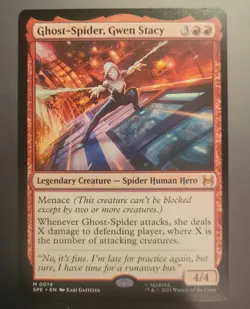MTG Ghost-Spider, Gwen Stacy (14/26) Marvel's Spider-Man Eternal Legal NM Magic - Image 1