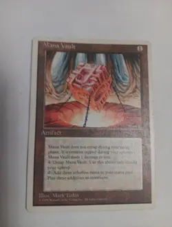1x MTG Mana Vault Magic the Gathering Revised Edition LP Commander - Image 2