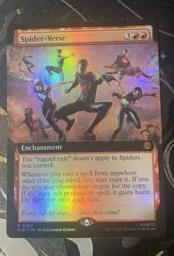 Spider-Verse (Extended Art) Marvel's Spider-Man Foil MTG - Image 1