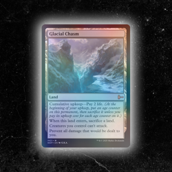 FOIL - Glacial Chasm - Custom MTG Card - High-Quality - Image 1