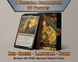 Prescribed Fire - 100 Card Custom MTG Landfall Commander Deck - High Quality - Image 2