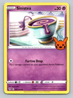 2022 Pokemon Card Trick Or Trade Sinistea 82/189 - Image 1
