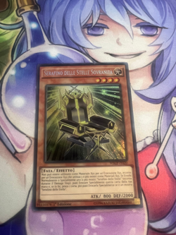 STAR SERAPH SOVEREIGNTY ITALIAN SECRET RARE WSUP-EN020 IT020 NEAR MINT YUGIOH - Image 1