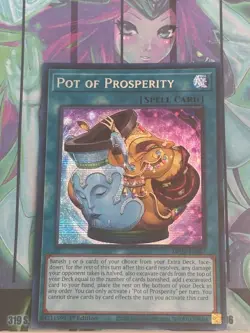 Yugioh 1x Pot Of Prosperity Prismatic Secret Rare (PSR) MP22-EN037 1st Ed NM - Image 1