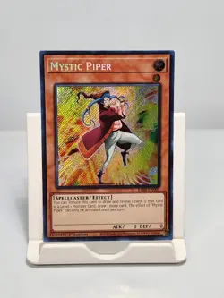 Mystic Piper RA04-EN005 1st Edition Secret Rare Yugioh Quarter Century Stampede - Image 1