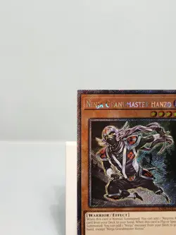 Ninja Grandmaster Hanzo RA04-EN173 Platinum Secret Rare 1st Edition Yugioh - Image 2