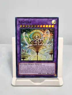 Azamina ALIN-EN035 Super Rare 1st Edition Yugioh Alliance Insight - Image 1