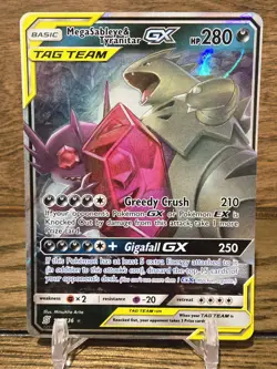 Pokemon Card TCG Mega Sableye & Tyranitar GX Tag Team 126/236 Unified Minds LP - Image 1