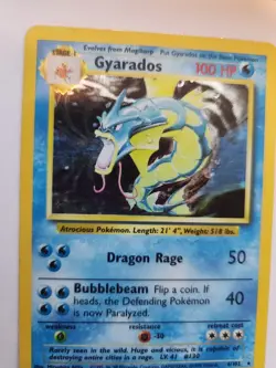 Gyarados Base Set Holo Pokemon Card WOTC - Image 2