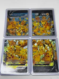Pikachu V-Union [Set of 4] SWSH: Sword & Shield Promo Cards Holo - Image 1