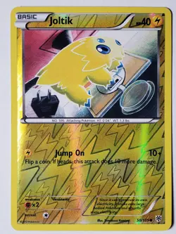 REVERSE HOLO Joltik 50/135 VLP - Plasma Storm Pokemon Card - Tomokazu Komiya Art - Image 1