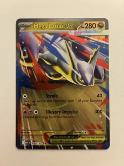 Pokemon Cards Mega Latias ex 100/132 Ultra Rare Mega Evolution - (NM) - Image 1