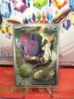 17.N's Zorua 189 Sv: Scarlet & Violet Promo Cards Holo - Image 1