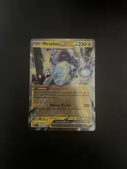 Miraidon ex - SVP028 - Pokemon Promo Scarlet & Violet Ultra Rare Holo Card NM - Image 1