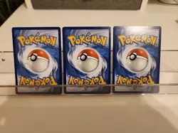 3X Pokemon Brock's Grit Supporter Trainer Card 74/108 XY Evolutions Lot - Image 2