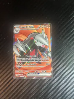 Exadrill EX 160/ 86 English Black Bolt Ultra Rare Pokemon Card Near Mint - Image 1