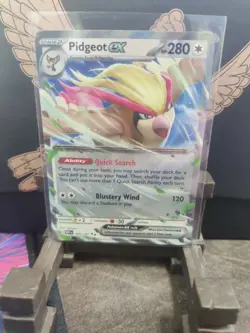 Pokemon Pidgeot EX TCG Sv03: Obsidian Flames Holo Double Rare Card 164/197 NM - Image 1