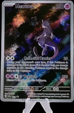 Pokemon TCG Mewtwo #52 Black Star Promo Holo Rare Card 151 UPC NM - Image 1