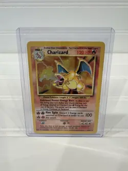 Pokemon Charizard Holo 4/102 - Base Set 1999 WOTC - Vintage Original Card - Image 1