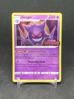 Gengar SWSH241 Lost Origin Stamped Prerelease Black Star Promo Pokemon TCG Card - Image 1