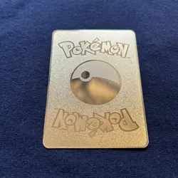 😱Pokemon Eevee MUNCH Scream Promo Gold Metal Card Collectible Gift/Display😱 - Image 2