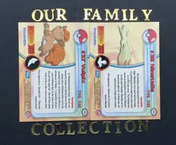 Vulpix lot Non Holo BLUE Logo 1999 Topps TV Series 1 Pokemon Cards - Image 4