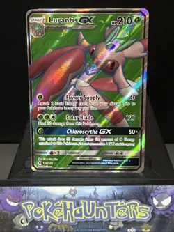 Pokemon Card Lurantis GX 138/149 Sun & Moon Base Full Art Light Play - Image 1