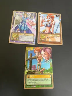 eo3 One Piece From TV animation Card Game Nami set DG W03 RK C18 ES C12 - Image 1