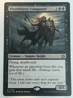 Bloodthirsty Conqueror - MTG - Foundations - NM - #58 - Image 1