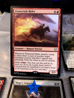 MTG Flamerush Rider March of the Machine Commander 0279 Regular Rare - Image 1