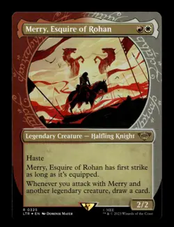 Merry, Esquire of Rohan (Showcase) 325 Foil R Universes Beyond: The Lord of the - Image 1