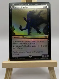 x1 Misery's Shadow BRO MTG 107/287 FOIL RARE M/NM - Image 1
