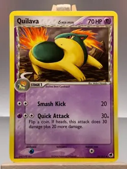 Pokemon TCG Quilava (Delta Species) EX Dragon Frontiers 36/101 Regular Uncommon - Image 1