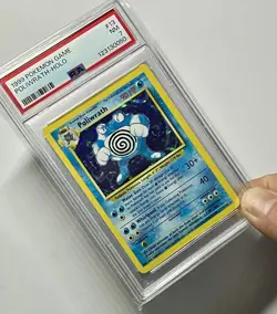 Poliwrath 13/102 •PSA 7 NM• Holo Rare Base Set Unlimited 1996 WOtC Pokemon Card - Image 4