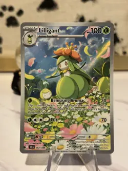 Pokemon Lilligant IR 92/86 Black Bolt Illustration Rare 2025 NM - Image 1