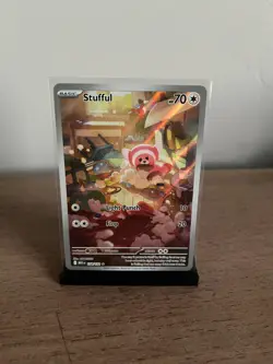 WOW!! Stufful 154/132 Mega Evolution Pokemon Illustration Rare BUY IT NOW!! - Image 1