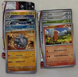OPENED Pokemon 151 Mini Tin (Machamp & Cubone) Scarlet & Violet - - Image 2