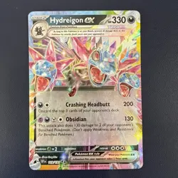 Pokemon Scarlet and Violet: Surging Sparks 119/191 Hydreigon EX Double Rare - Image 1