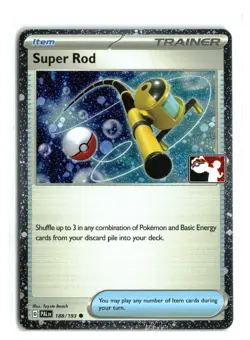 SUPER ROD 188/193 COSMOS HOLO PRIZE PACK POKEMON TCG NM - Image 1