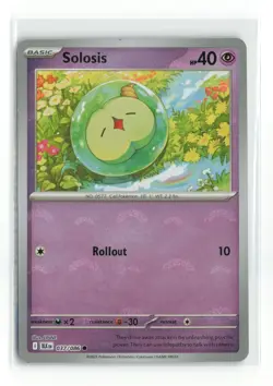 SOLOSIS 037/086 BLACK BOLT POKE BALL REVERSE HOLO POKEMON TCG NM - Image 1