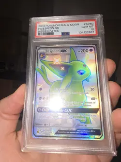 Pokemon Espeon GX Hidden Fates SV60/SV94 Shiny Vault PSA 10 - Image 1